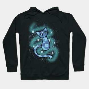 Fantasy Water Elemental Cat Hoodie